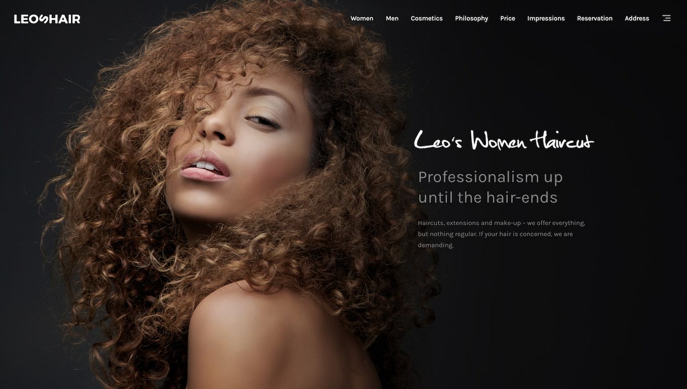 وبسایت leos hair
